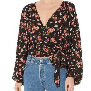 ALC Carla Floral Wrap Top